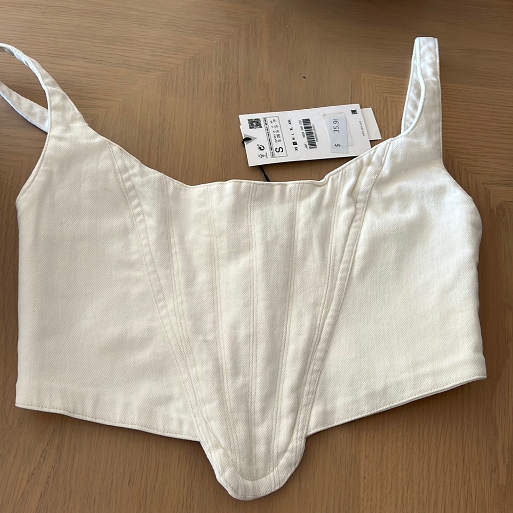 Zara Corset Top NWT